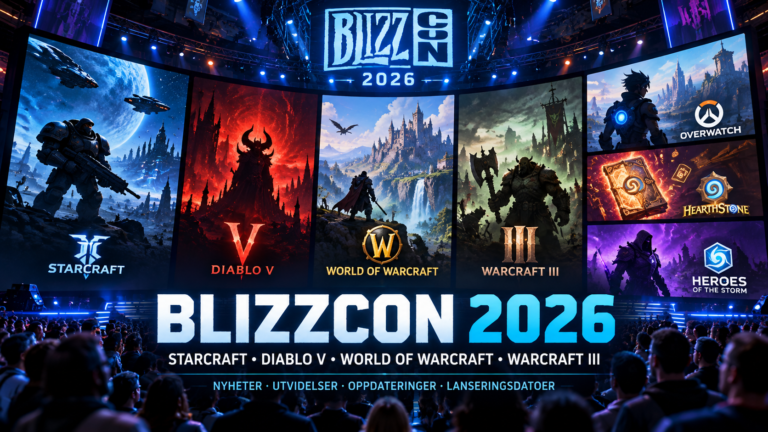 BlizzCon 2026: StarCraft, Diablo V, nytt WoW og flere store spillnyheter