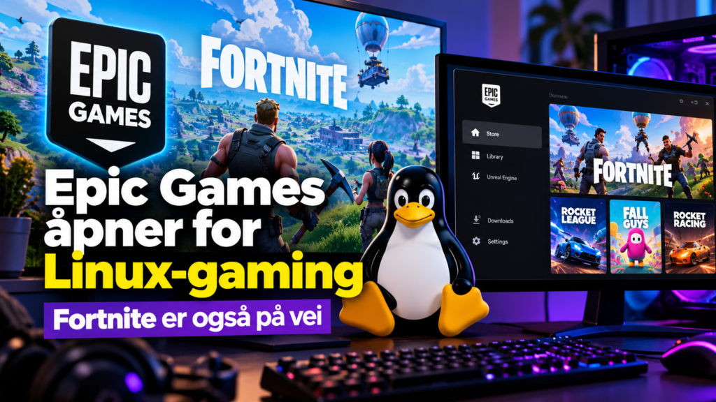 Epic Games åpner for Linux-gaming – Fortnite er også på vei